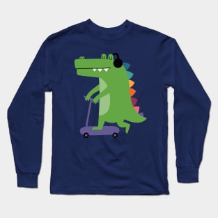 Croco Scooter Long Sleeve T-Shirt